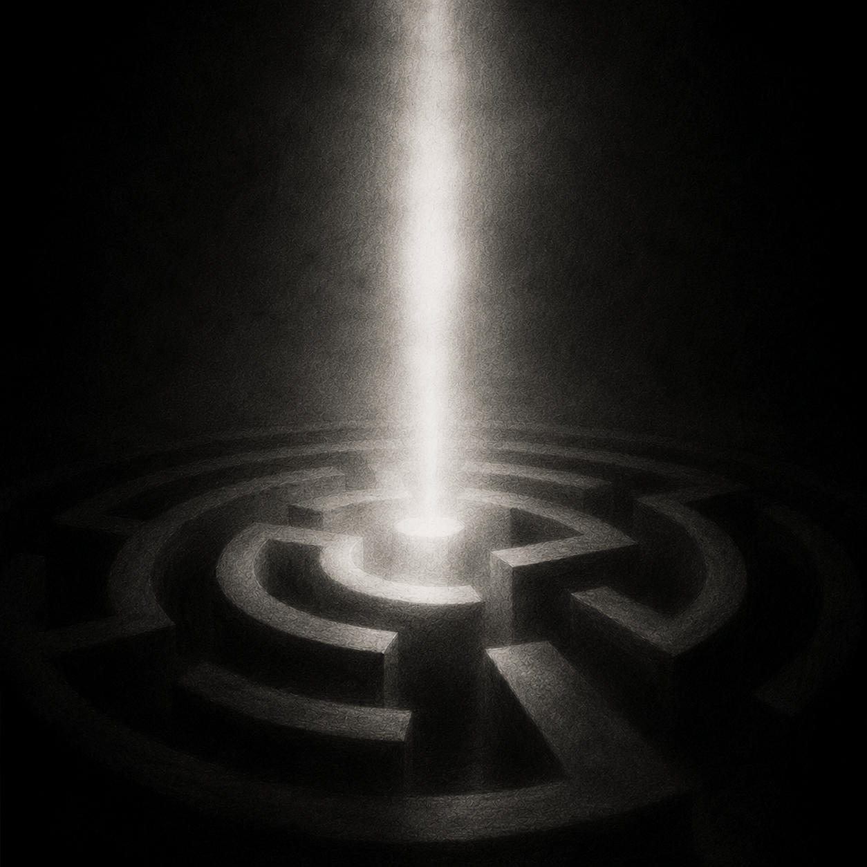 labyrinthe lumineux, recherche de soi