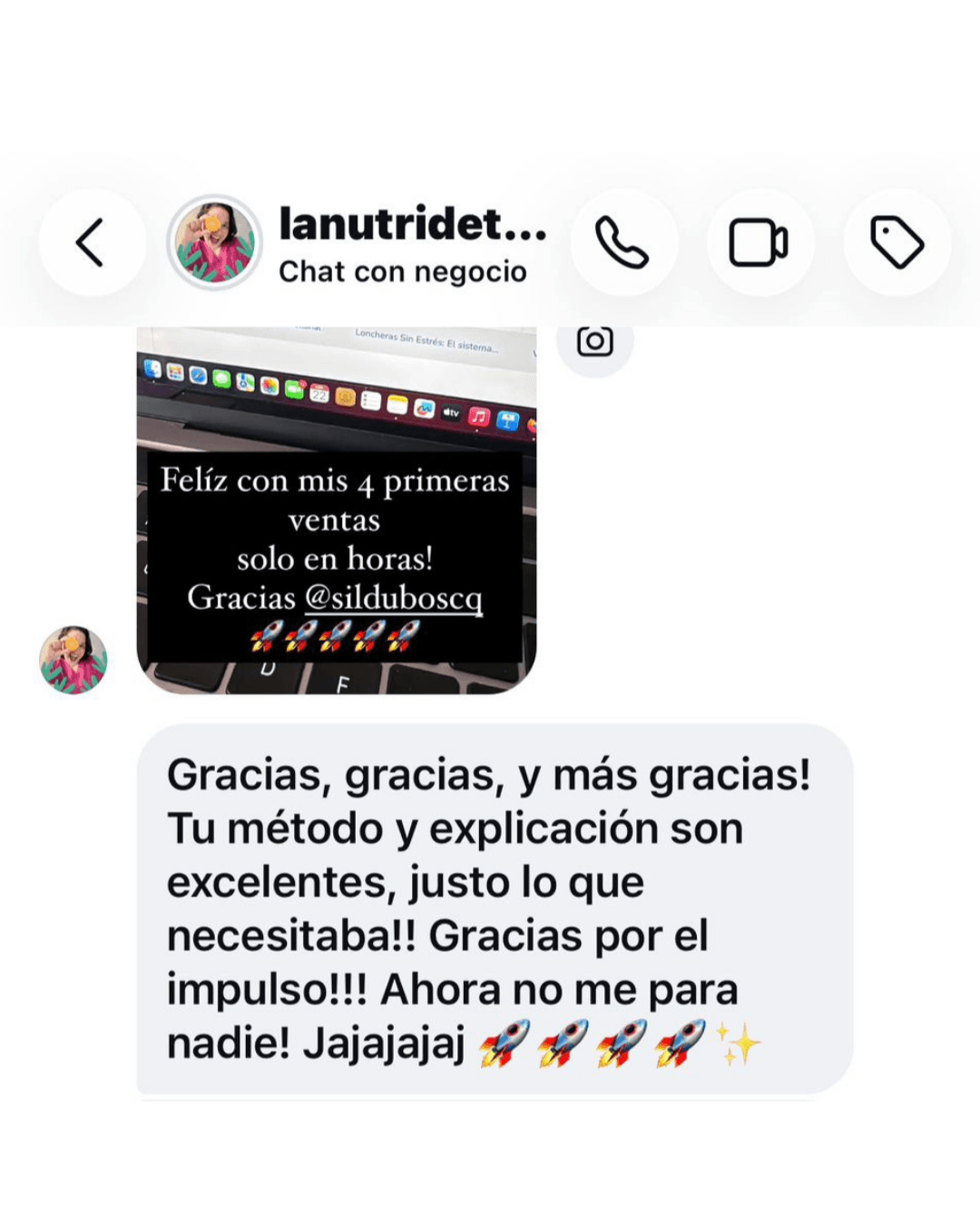 Captura real de testimonio 20
