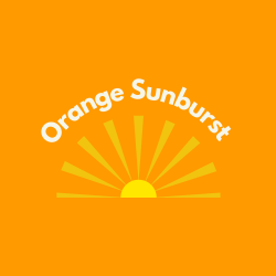 orange sunburst logo