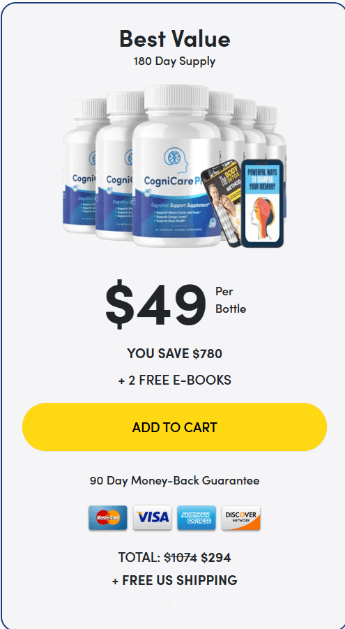 CogniPure buy now 6 bottles