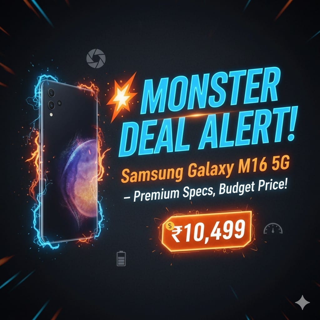 MONSTER DEAL ALERT! Samsung Galaxy M16 5G