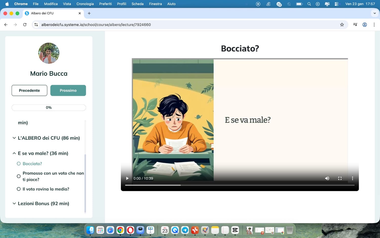 Cosa succede se l'esame va male