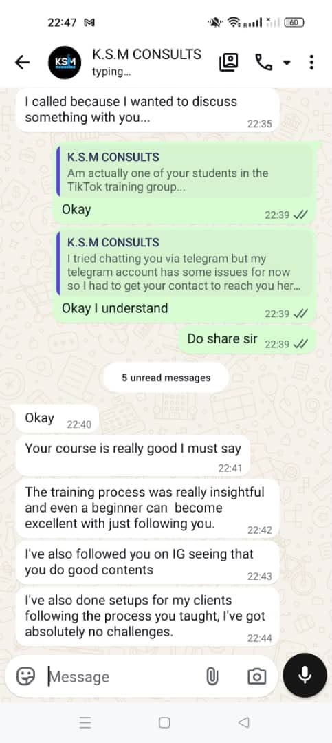 Customer testimonial 1