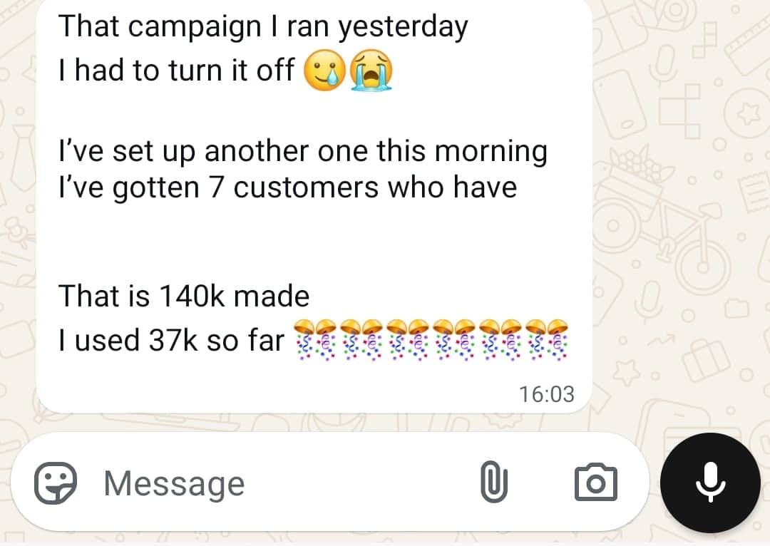Customer testimonial 5