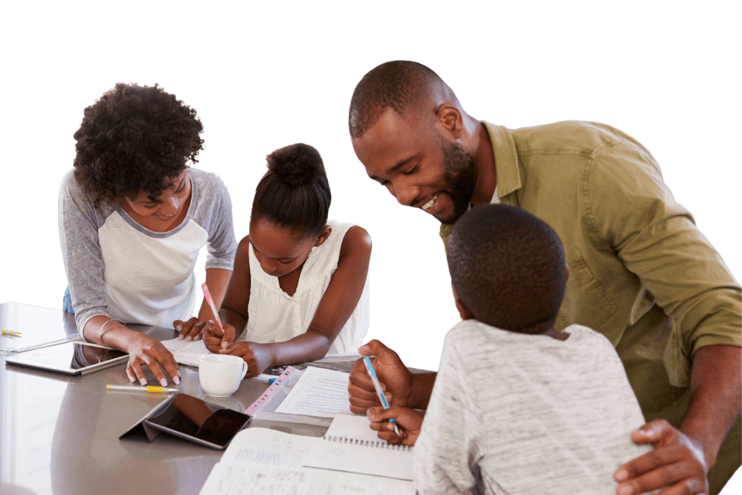 Temps des devoirs en famille
