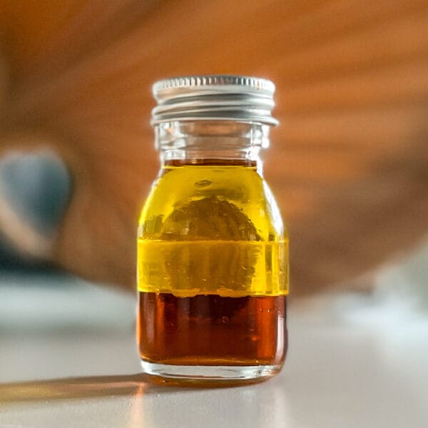 With 2% carrot macerated oil - after re-separation