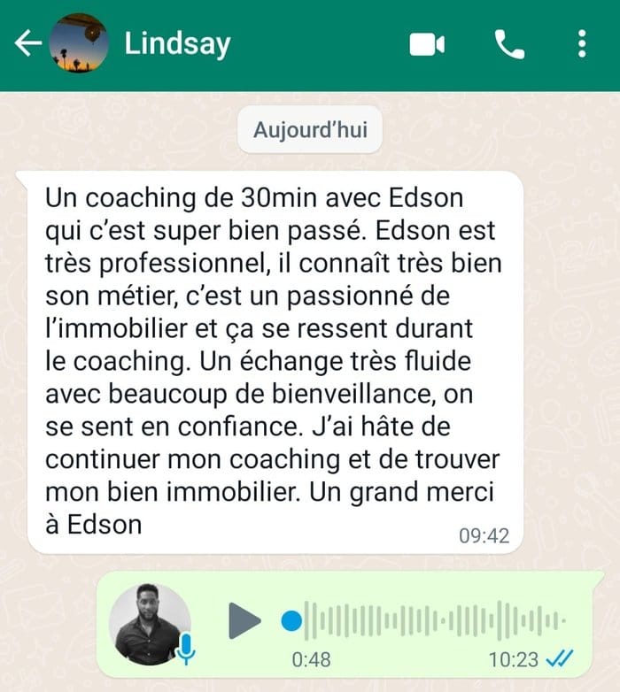Temoignage client