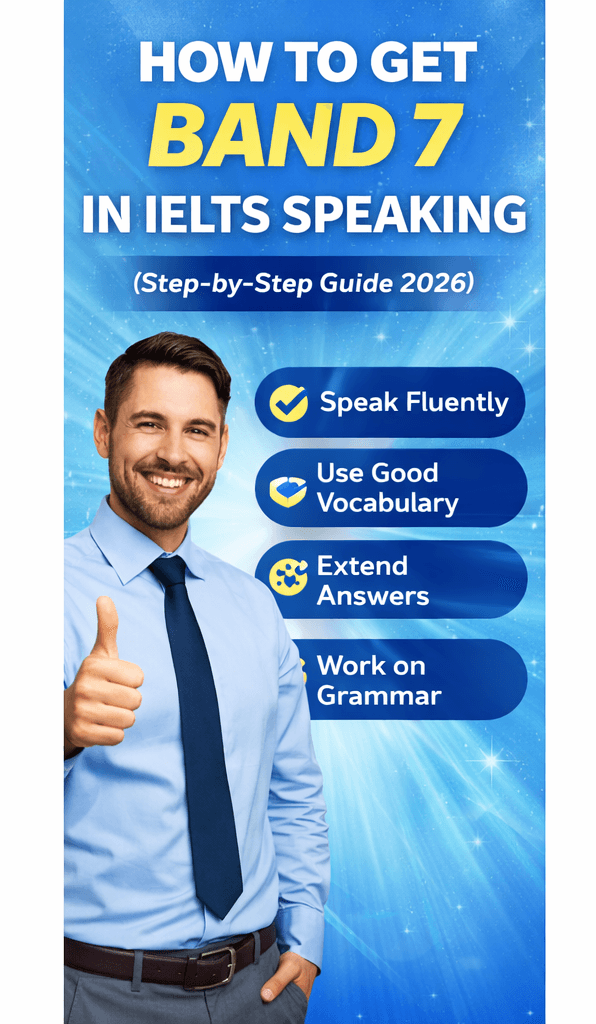 How to get Band 7 in IELTS Speaking step by step guide 2026