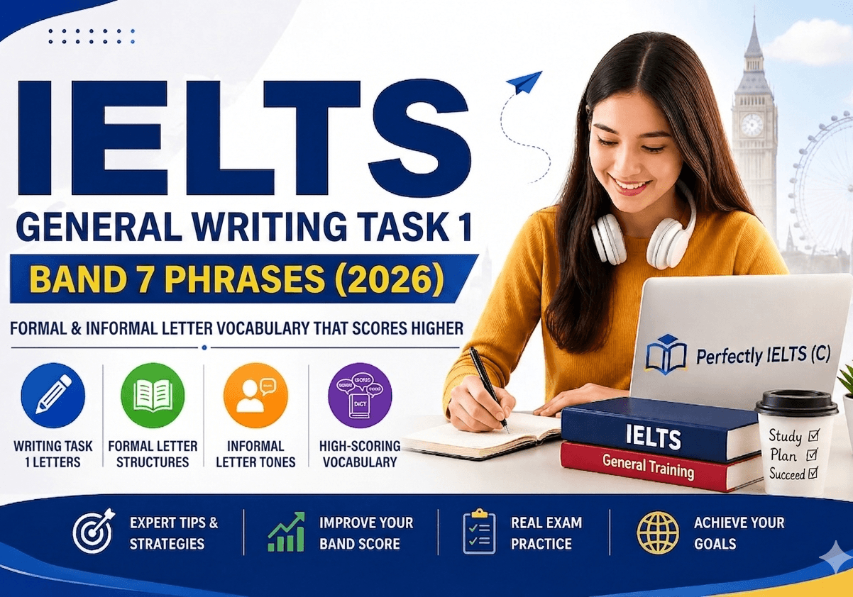 Informal Task Basic IELTS General Writing Task 1 Band 7 Phrases (2026): Formal & Informal ...