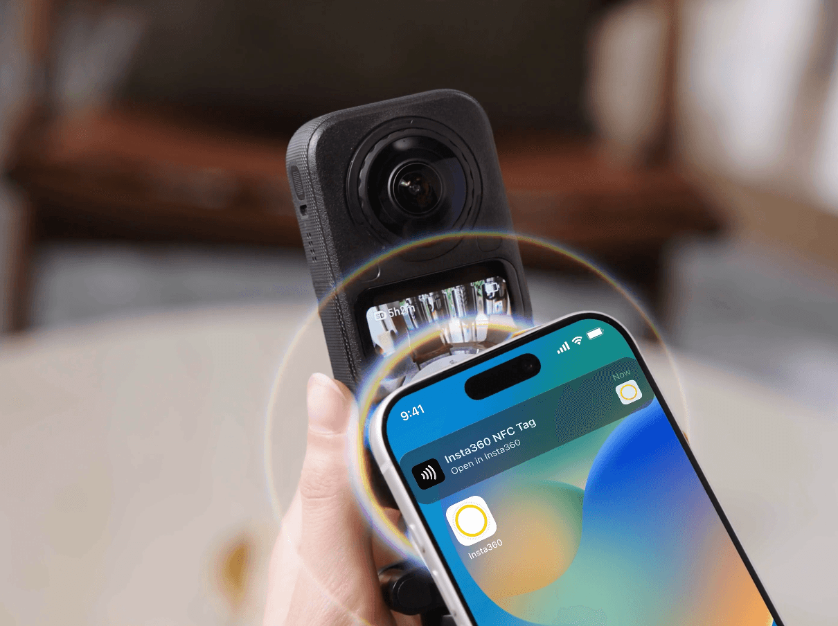 Insta360 X6 360 fokos kamera termékfotó