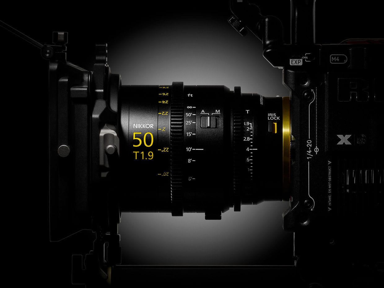 A fejlesztés alatt álló NIKKOR Z CINEMA T1.9 VV filmes objektív hivatalos Nikon-képe