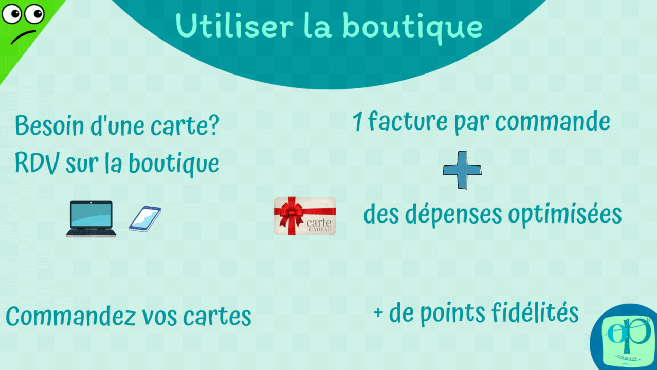 OP Comment utiliser la boutique de la coopérative