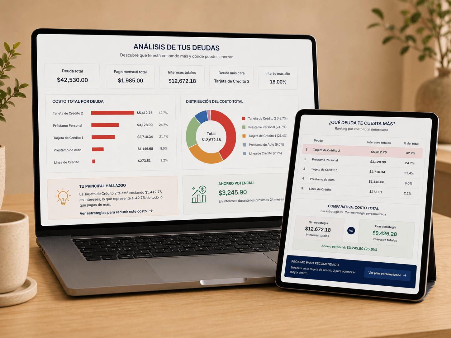 Menos intereses, más control sobre tu dinero