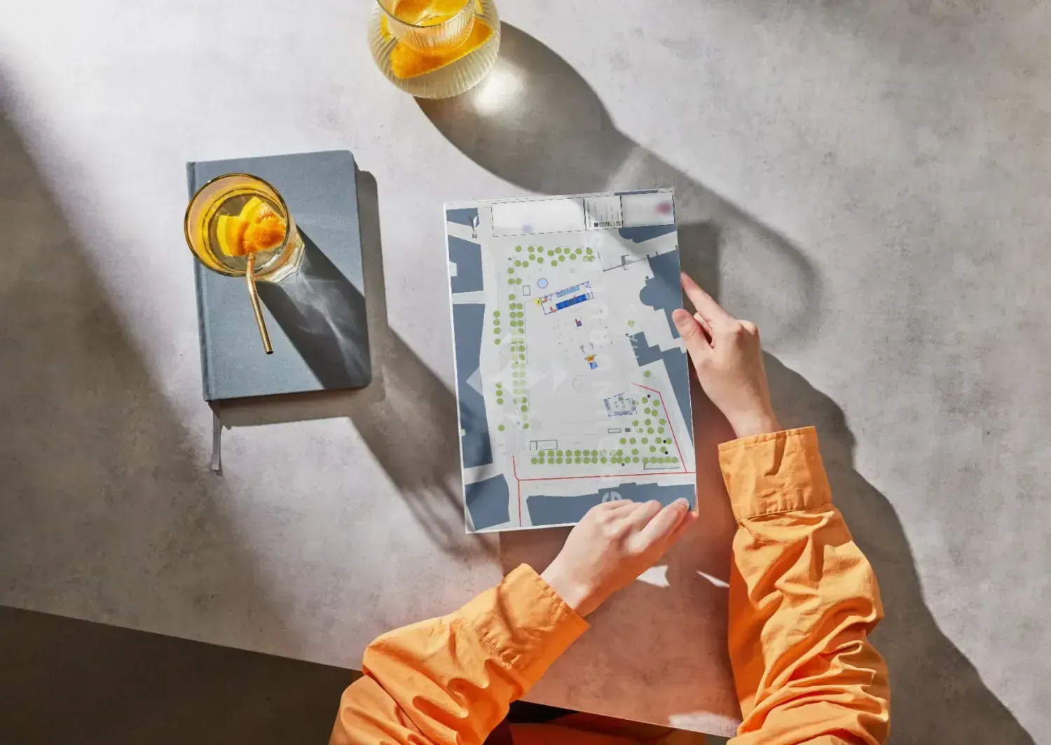 Evenement en festival plattegrond tekening - Groundrules evenementen tekeningen