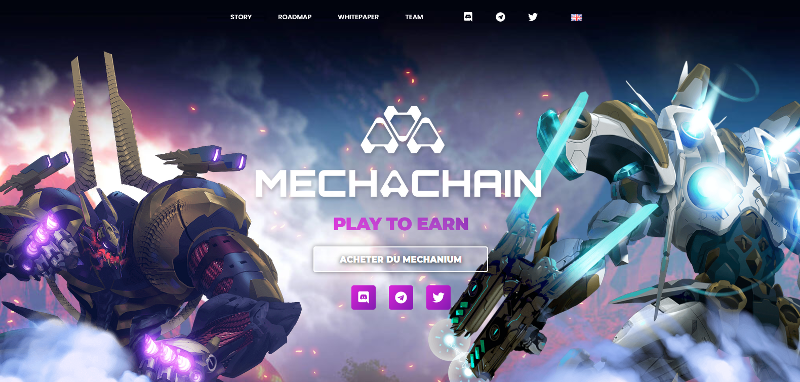 mechachain play to earn nft français