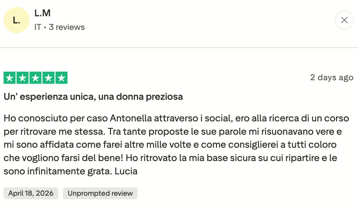 Recensione Trustpilot
