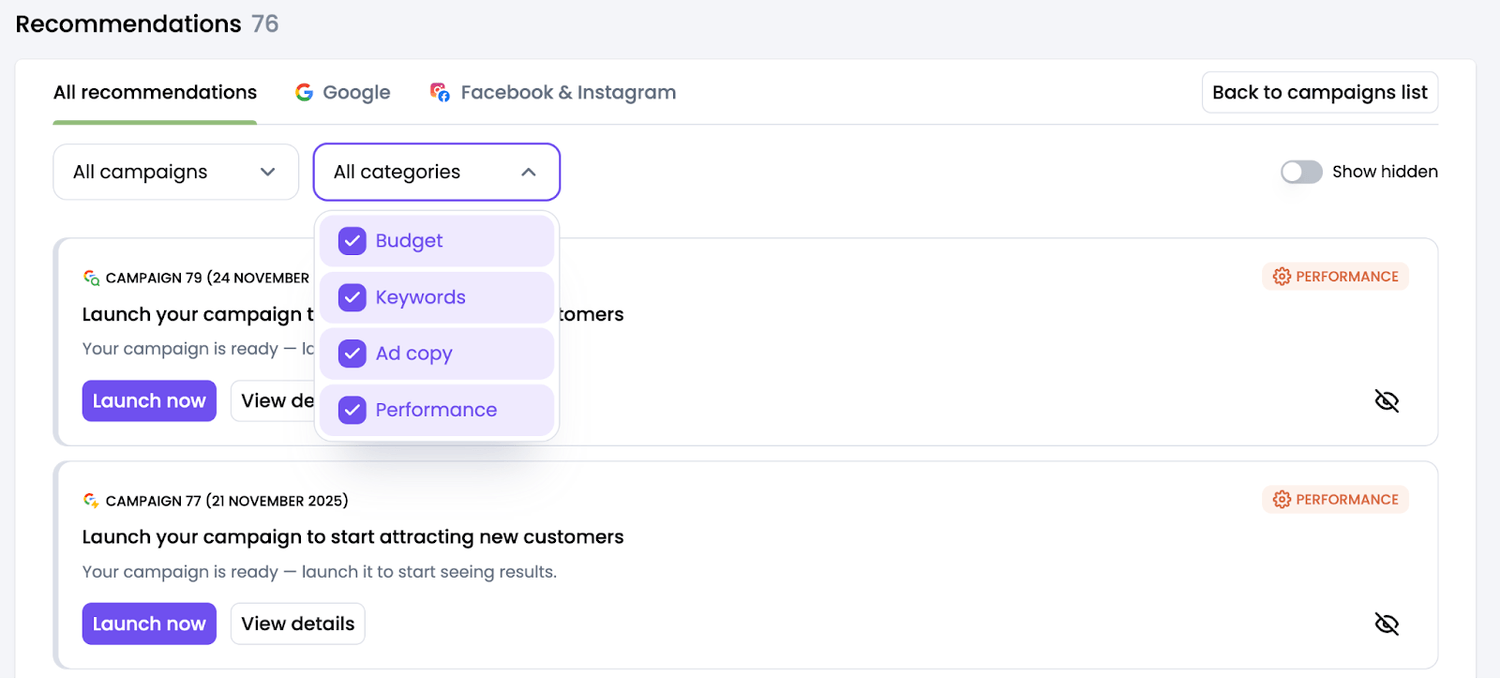 Turning AI Insights into Actionable Recommendations