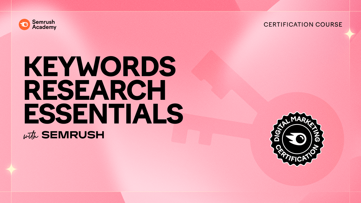 Keyword Research Essentials with Semrush Course