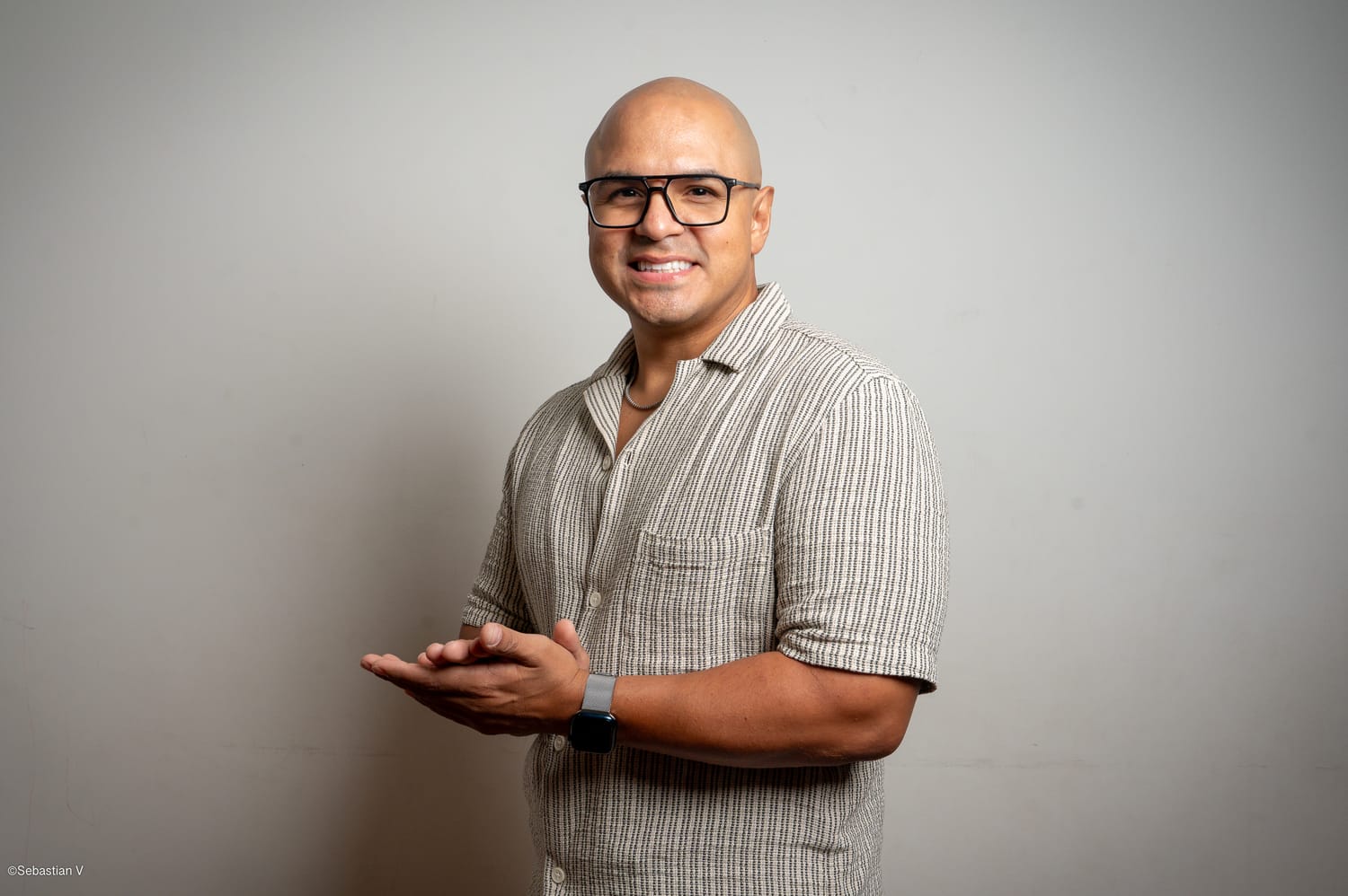 Executive headshot — studio session