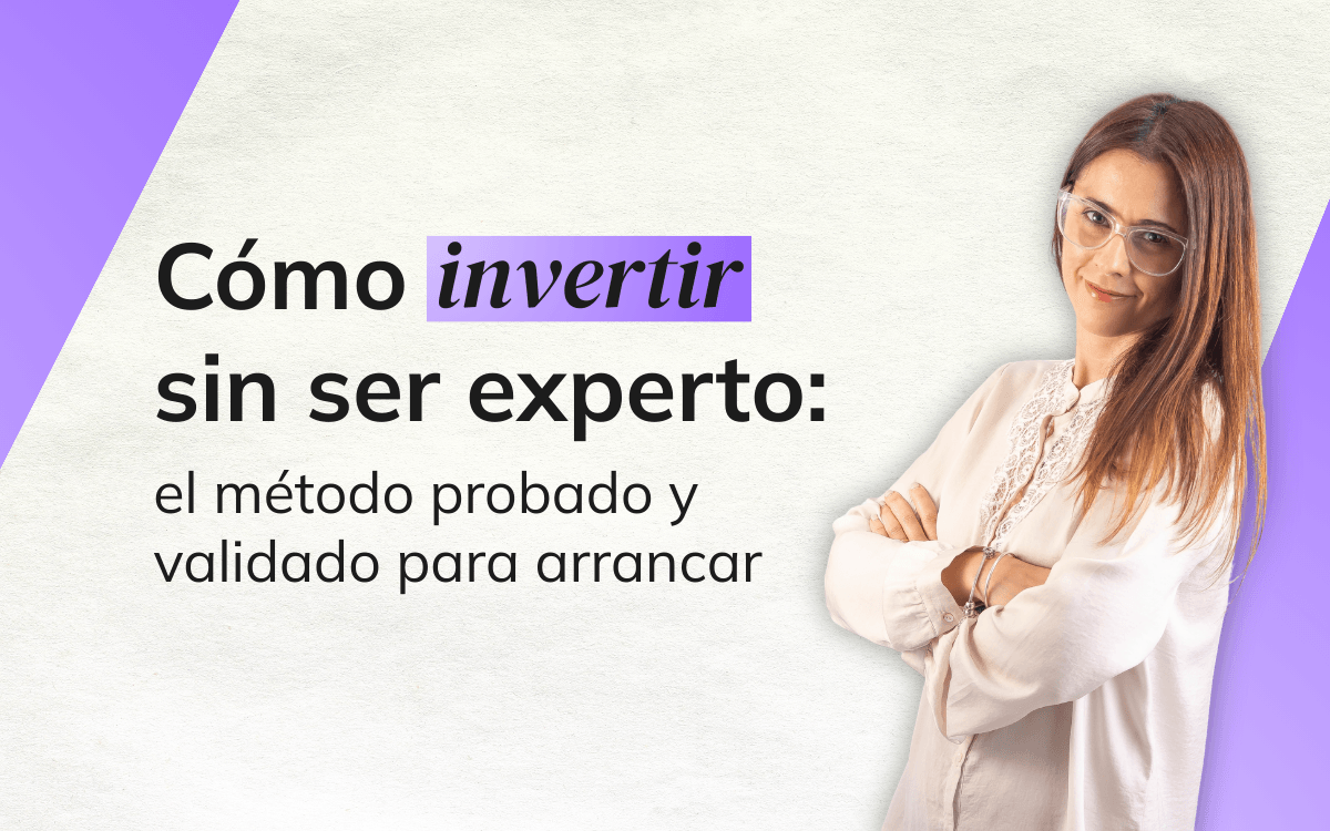 Portada del curso Invertir sin ser experto de Caro C Finanzas