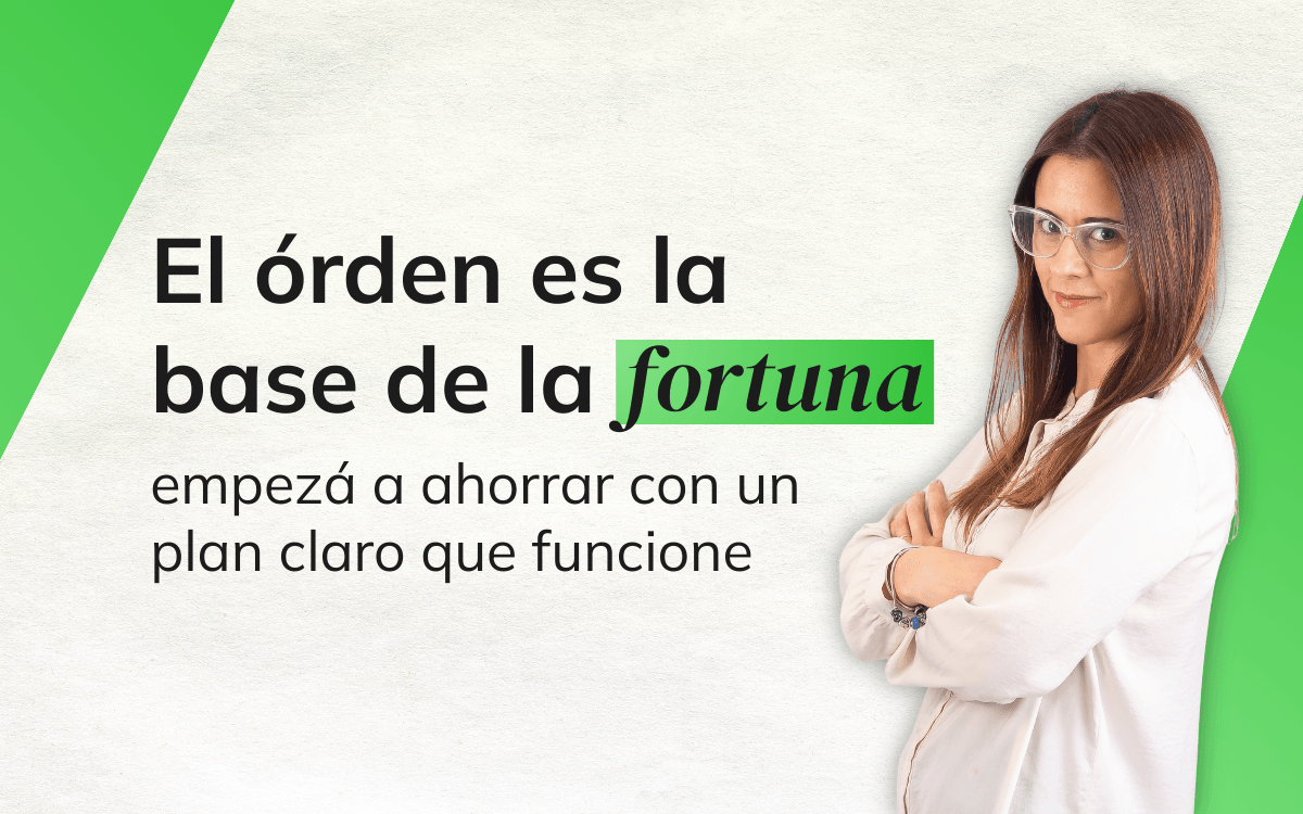Portada del curso El orden es la base de la Fortuna de Caro C Finanzas