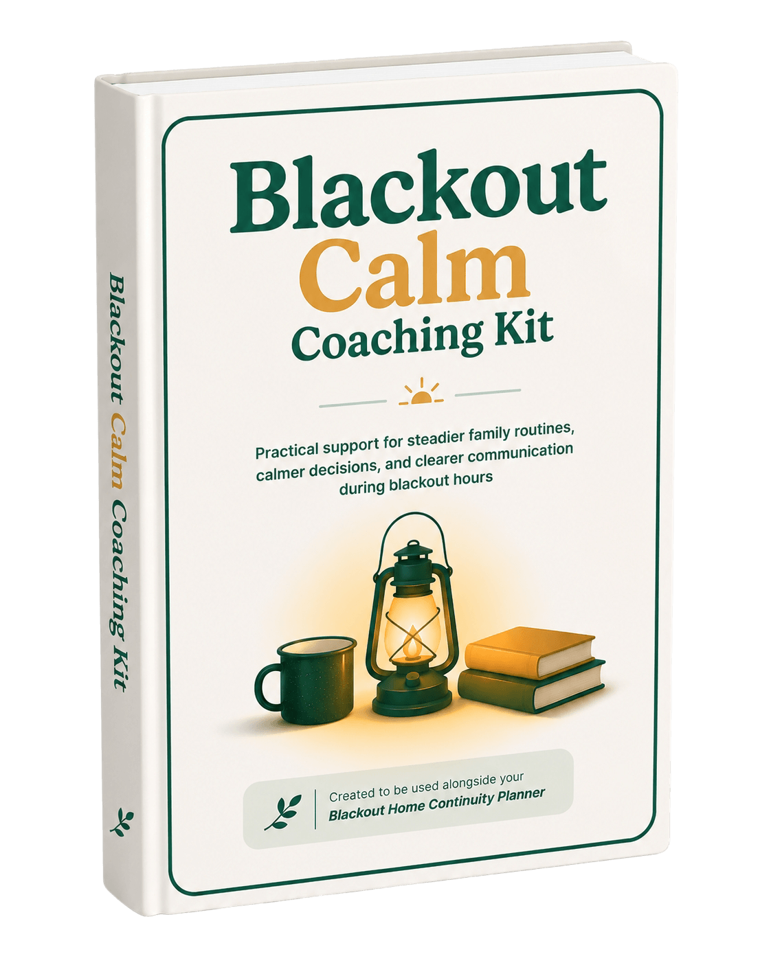 Blackout Calm Coaching Kit mockup