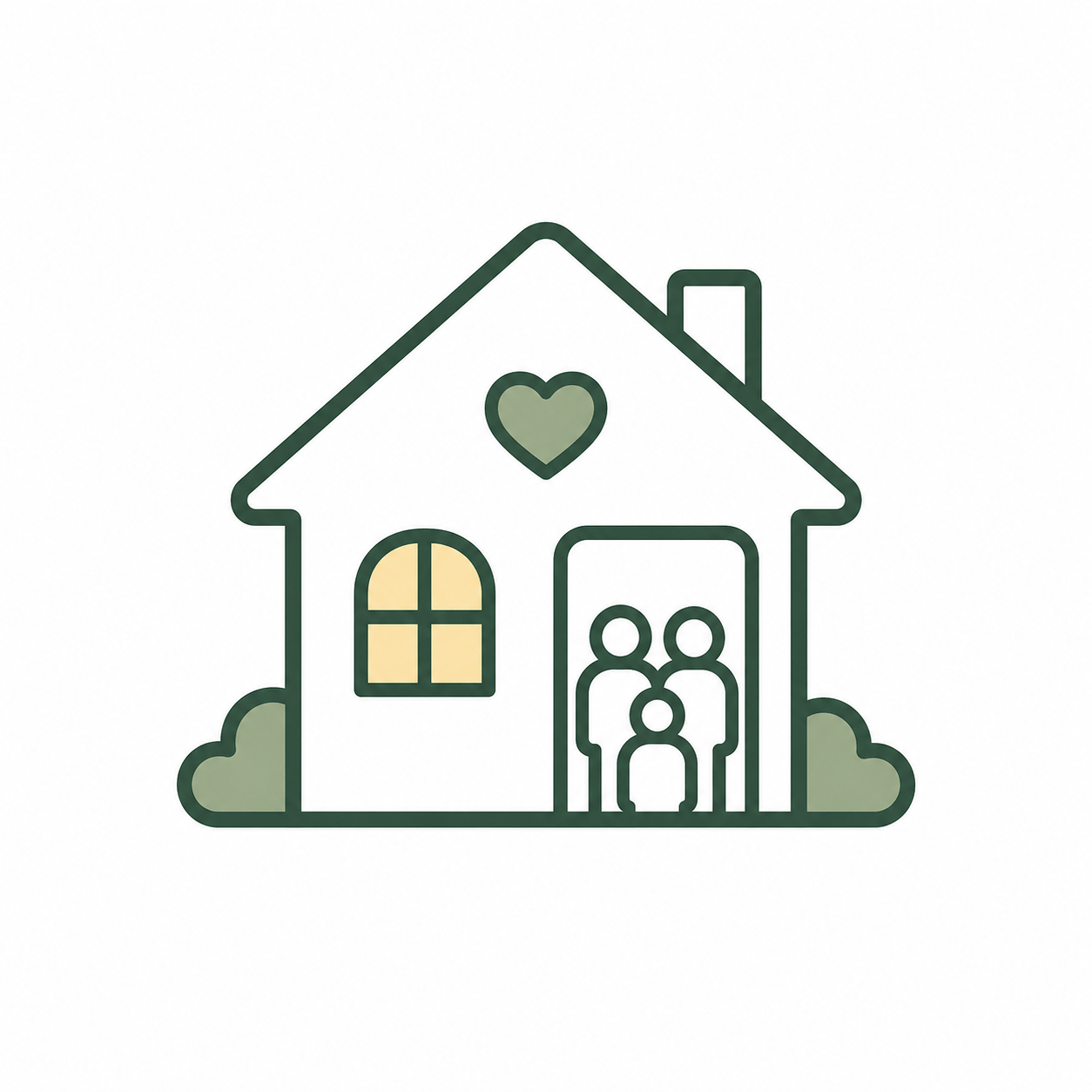 Family home icon