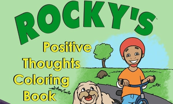 Get your hands on Rocky's Positive Coloring Book now!