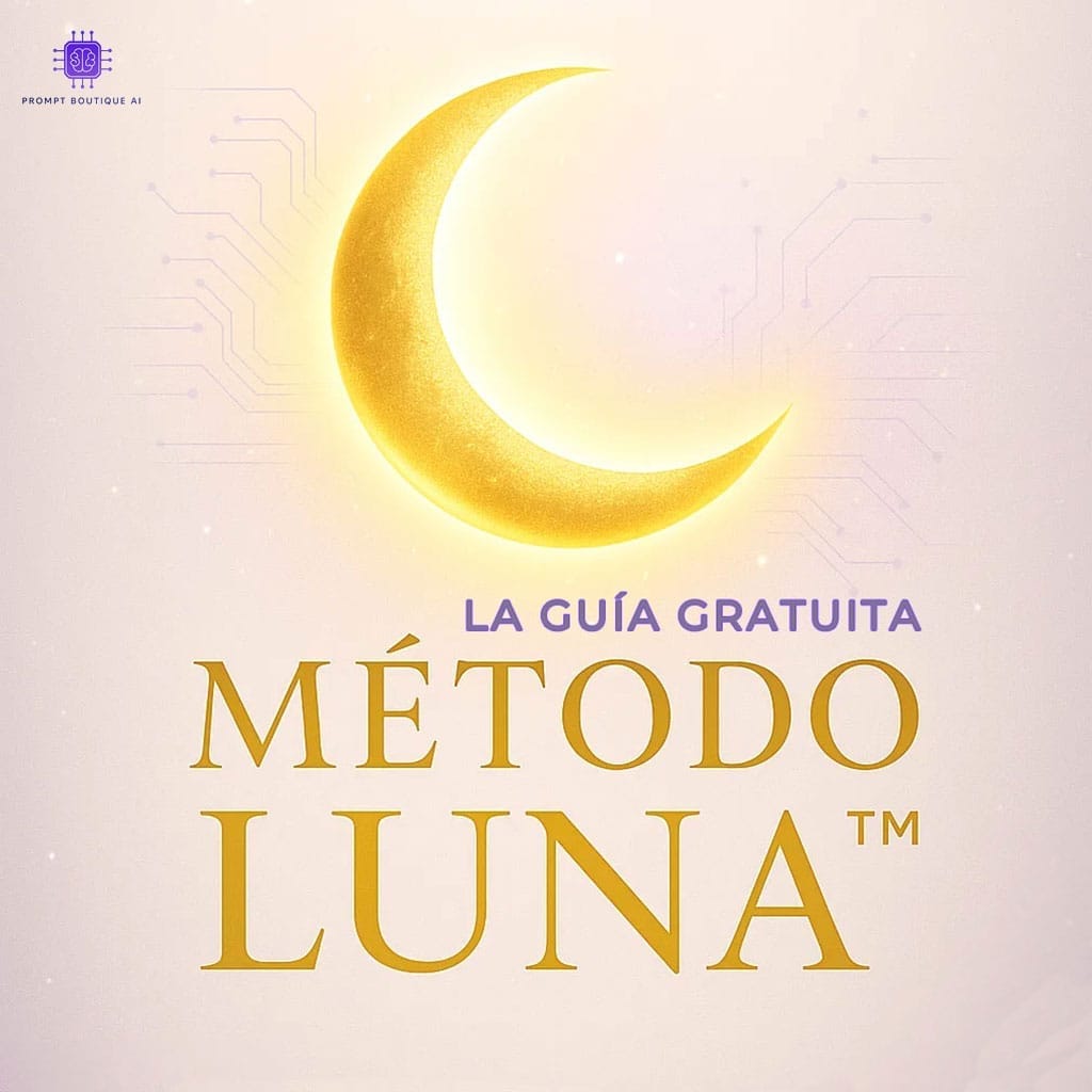 Guía gratuita Método LUNA™ – Prompt Boutique AI