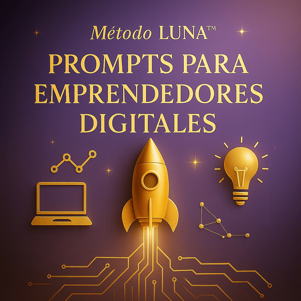 Prompts para Emprendedores Digitales – Método LUNA™