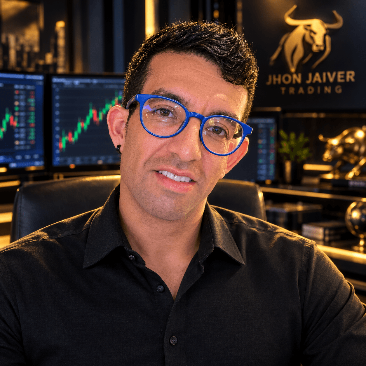 Foto de perfil oficial de Jhon Jaiver, trader profesional de futuros y educador de trading institucional.