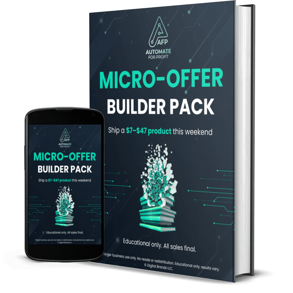 Micro Offer Builder Pack