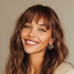 Photo d’une cliente satisfaite