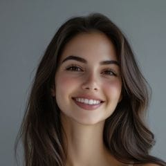 Photo d’une cliente satisfaite