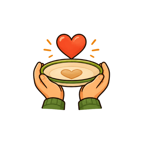 Bord met hart