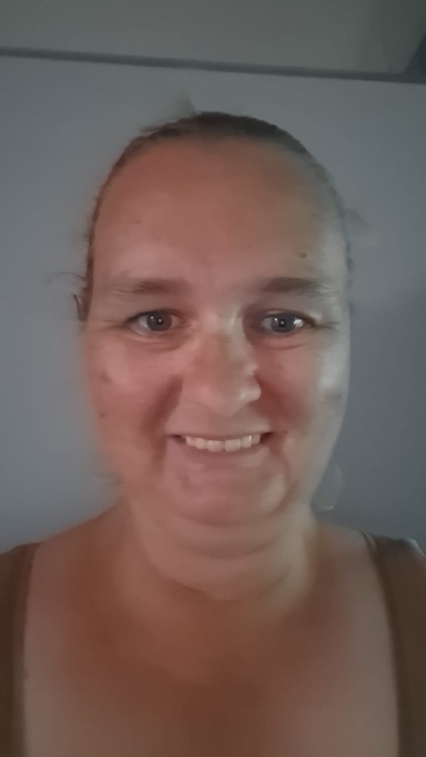Sandra Blom lachend