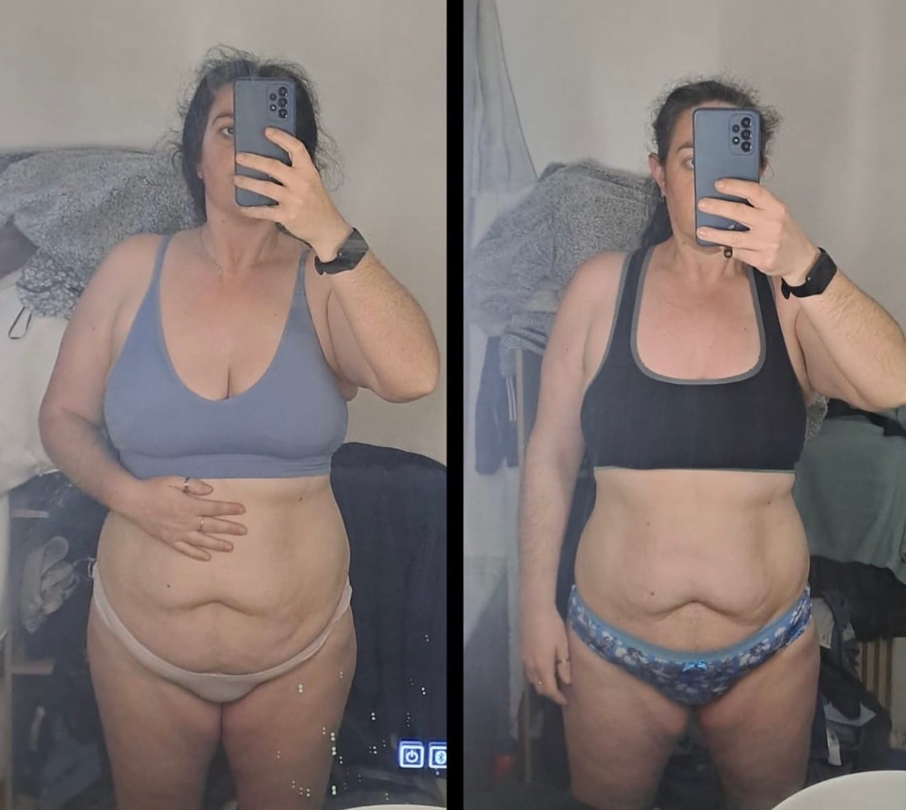 Julie -8 kg en 4 mois