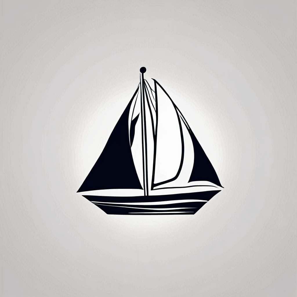 sailing boat icon