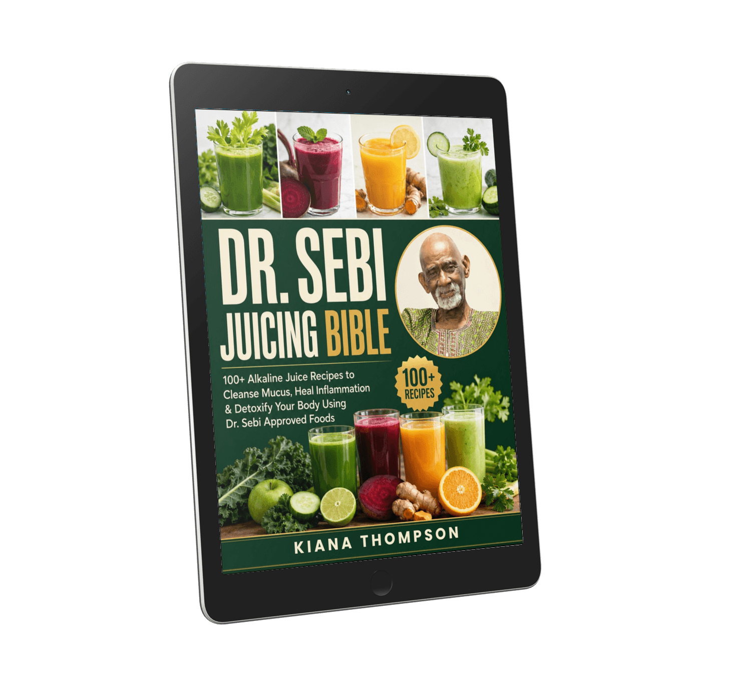Dr. Sebi Juicing Bible ebook mockup