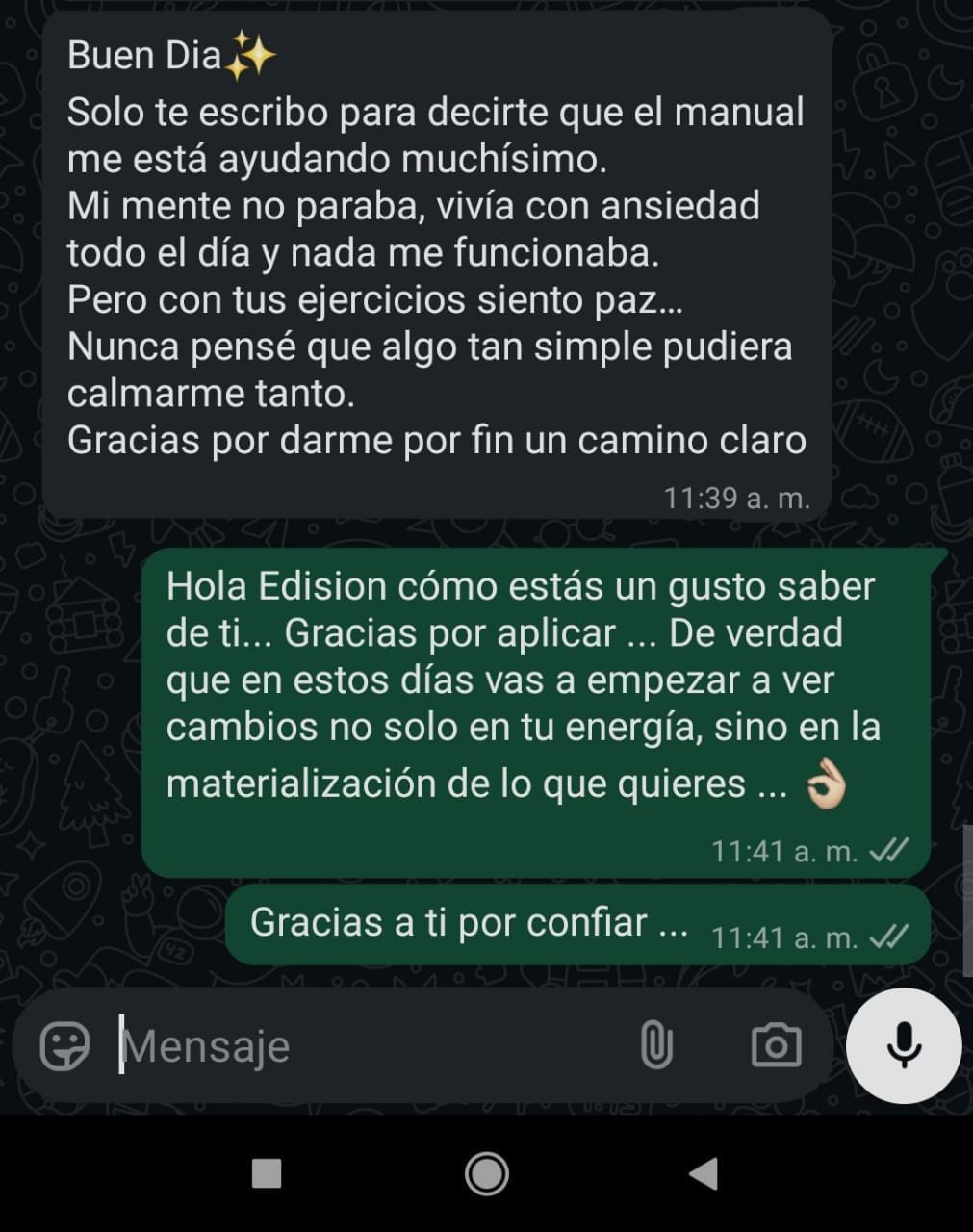 Testimonio de cliente 2 sobre resultados