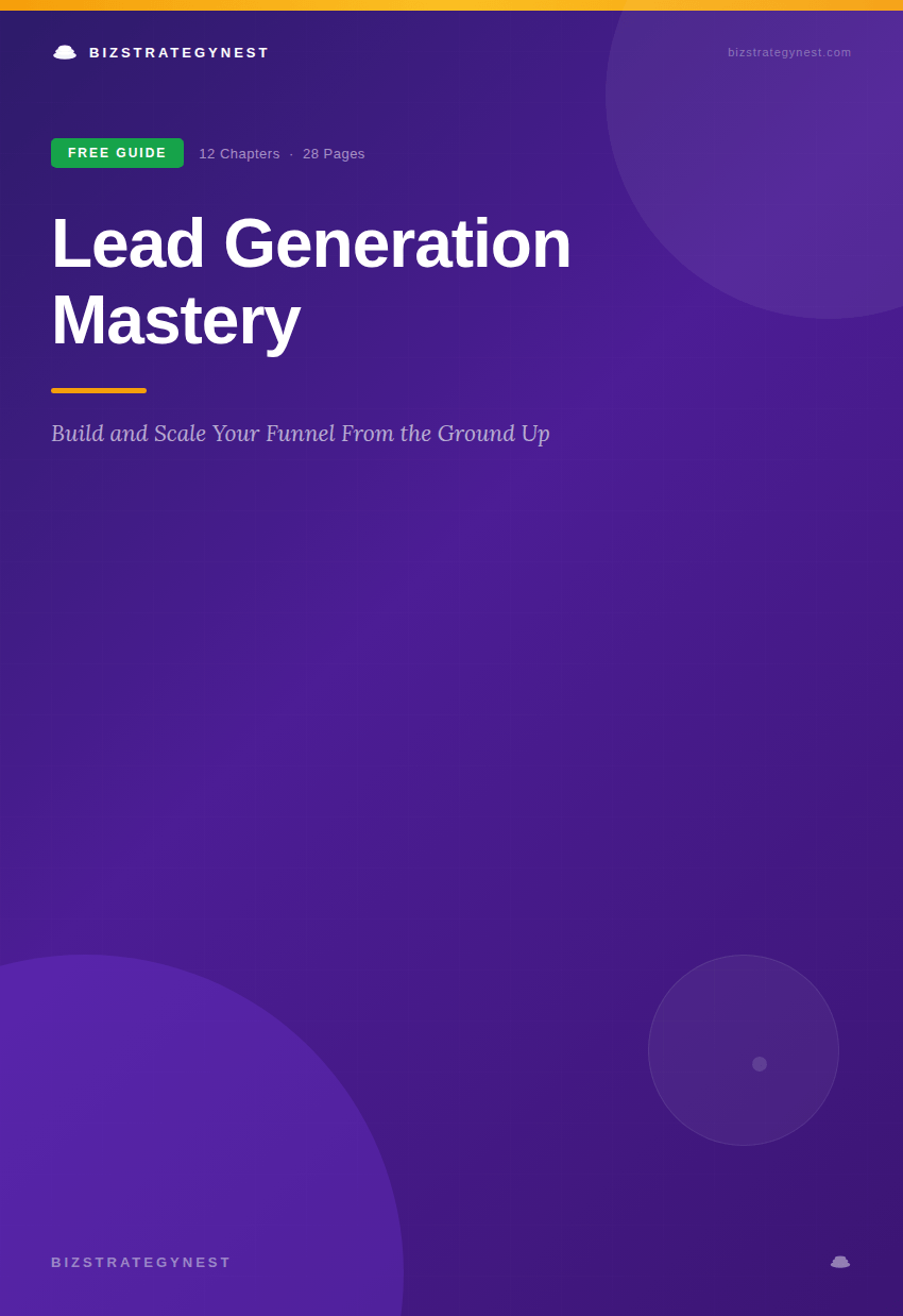 Lead Generation Mastery ebook cover