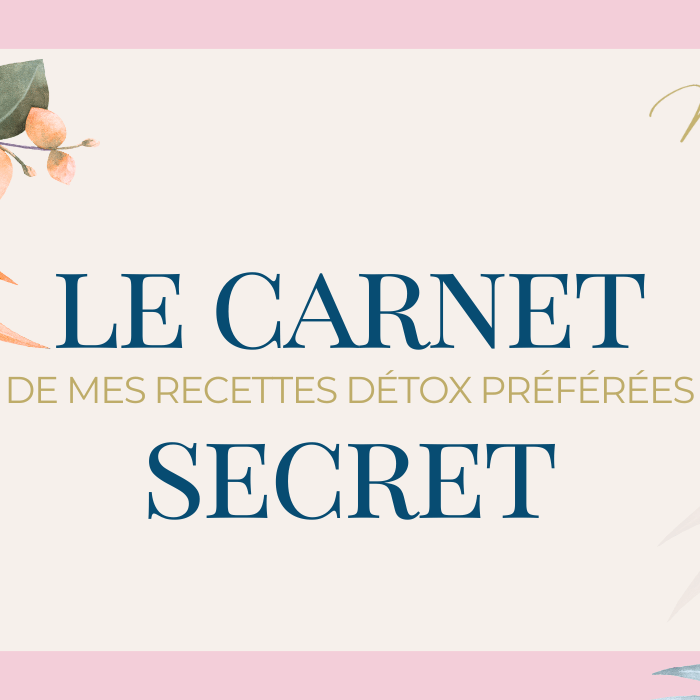Le carnet secret de mes recettes Détox préférées