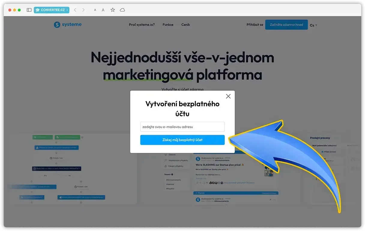 Založ si účet zdarma