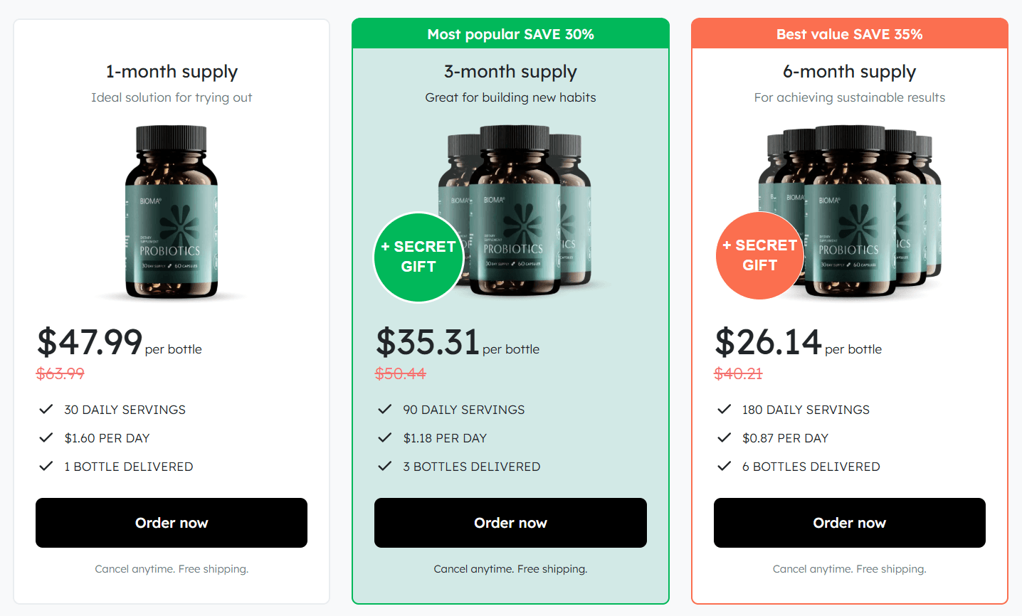 Bioma Probiotics Official Discount Bundles