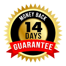 14-Day Money Back Guarantee Official Seal