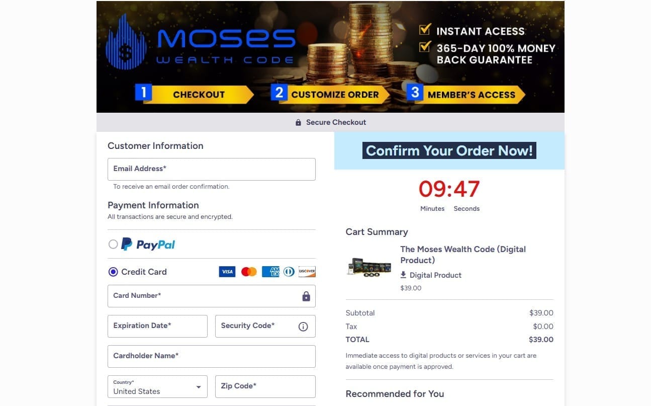 Moses Wealth Code