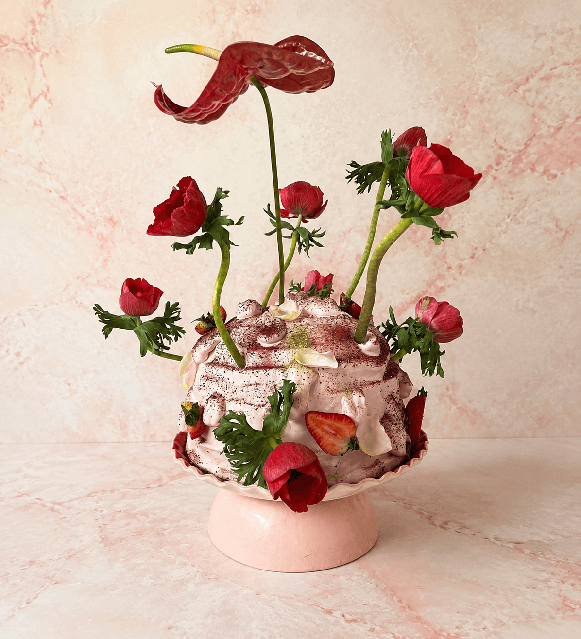 Pavlova Layer Cake completo