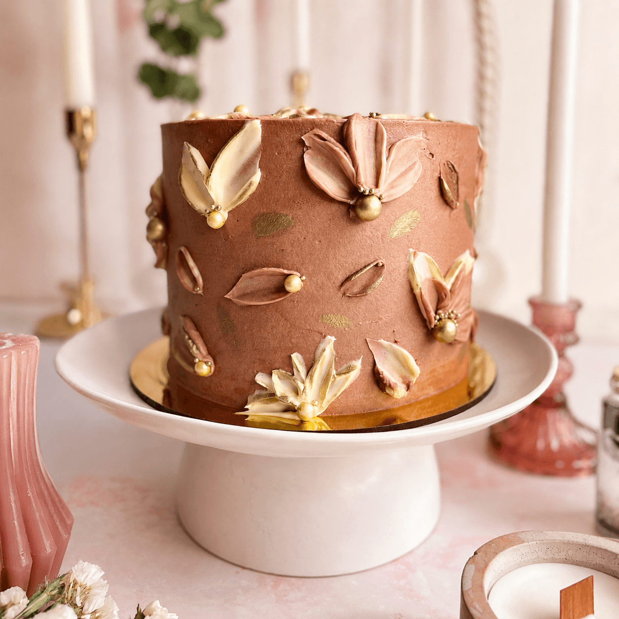 Dubai Chocolate Cake saludable