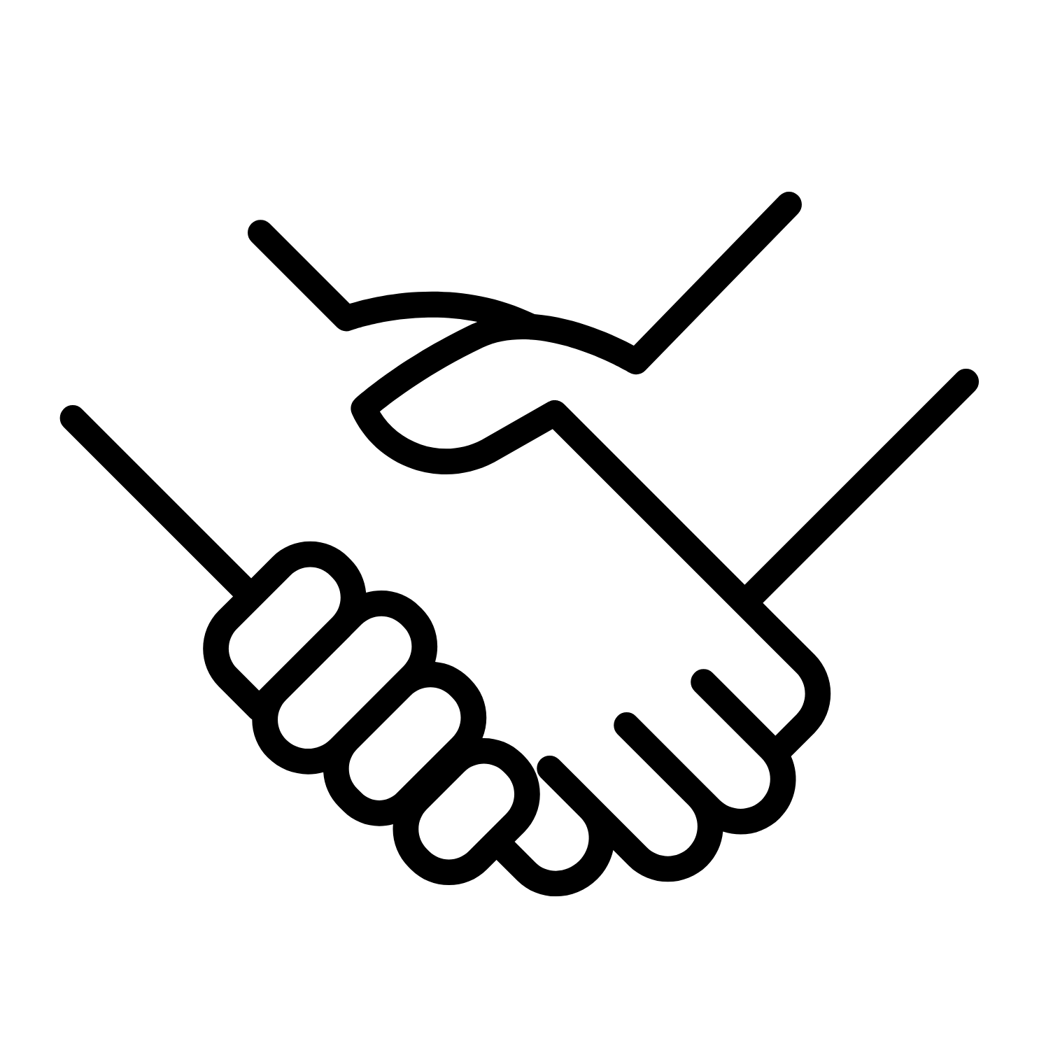 Two neurodivergent people shaking hands representing sponsorships, affiliates and partnerships that are available with neurospice and life who like to collaborate with neuroaffirming creators and organisations. 