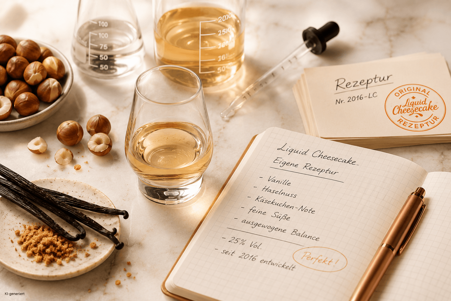 Eigene Rezeptur von Liquid Cheesecake